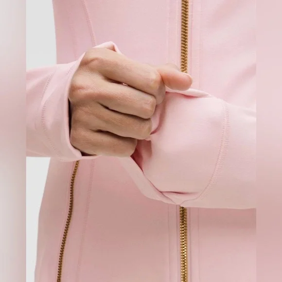 Lululemon NWT Define Jacket Full Zipper, zipper pocket Blissful Pink Gold 12 - Picture 5 of 15